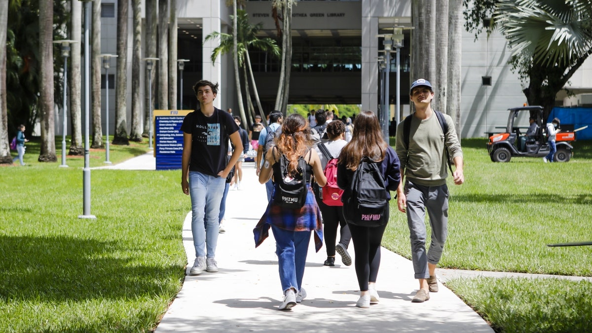 Students at Florida International University