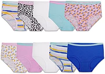 Fruit of the Loom Girls’ Cotton Brief Underwear Multipacks