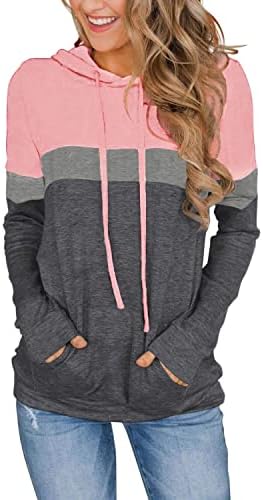 Womens Tops Ladies Tunics Casual Shirts Long Sleeve Hoodie Pullover Blouses Loose Fitting Tees Fashion Clothing Sweatshirts