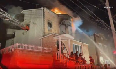 Owner of NYC home that went up in flames says he can't get rid of squatters who 'have more rights' than him