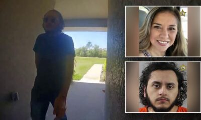 'Genius' pre-med student seen on Ring video holding knife seconds before allegedly stabbing his mom to death