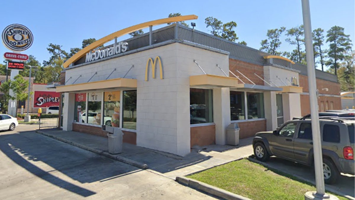 Exterior of Houston McDonald's