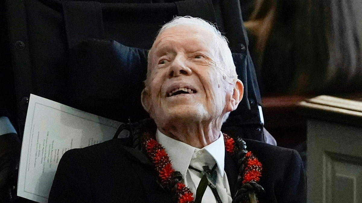 A photo of former President Jimmy Carter