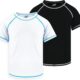 Boys Rash Guard Swim Shirt Short Sleeve for Toddler Kids Youth Rashguard Water Shirt UPF+ 50 Quick Dry Swimming Shirt