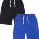 Bumeex Boys 2pk Cotton French Terry Casual Shorts