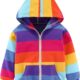 DDSOL Baby Girl Zip-up Jacket Toddler Hoodie Sweatshirt Light Winter Coat Fall Outwear 2t-7t