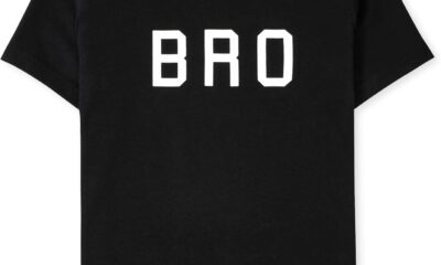 The Children’s Place Baby Boys’ and Toddler Short Sleeve Family Graphic T-Shirts