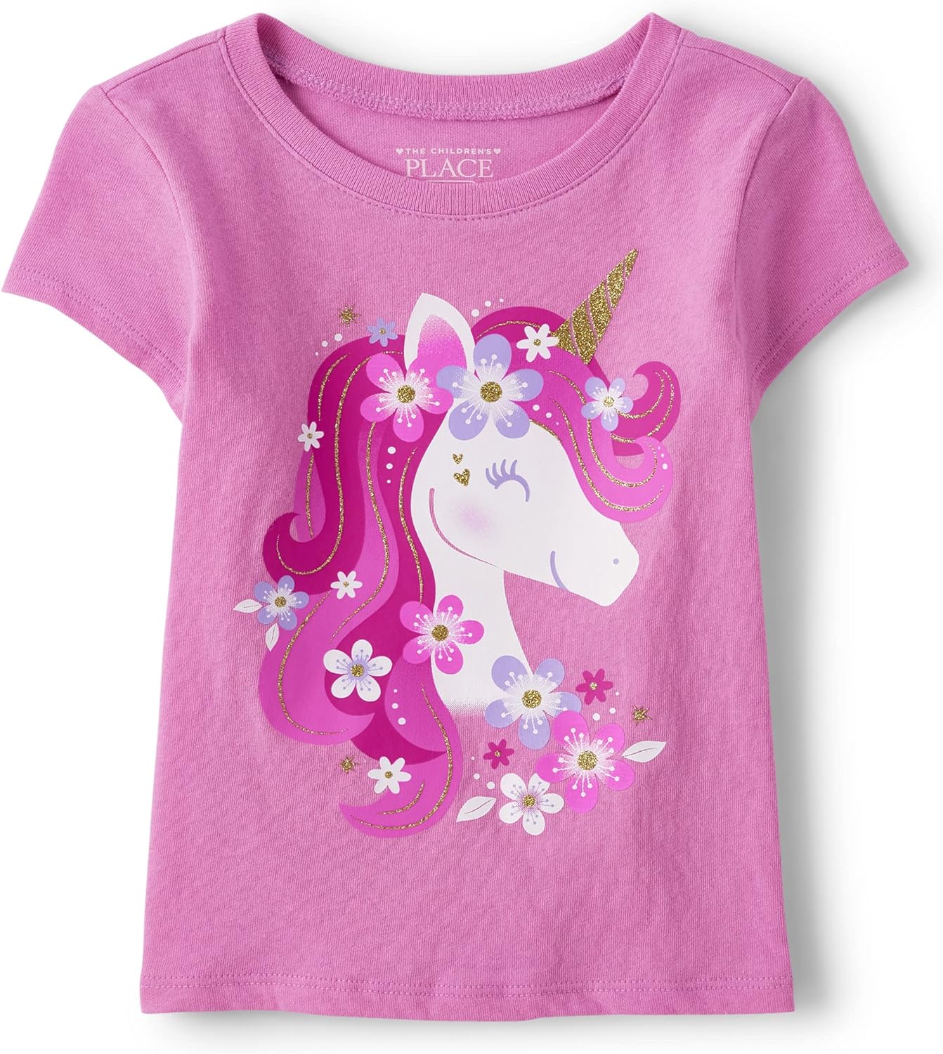 The Children’s Place baby girls Unicorn Graphic Short Sleeve T Shirt