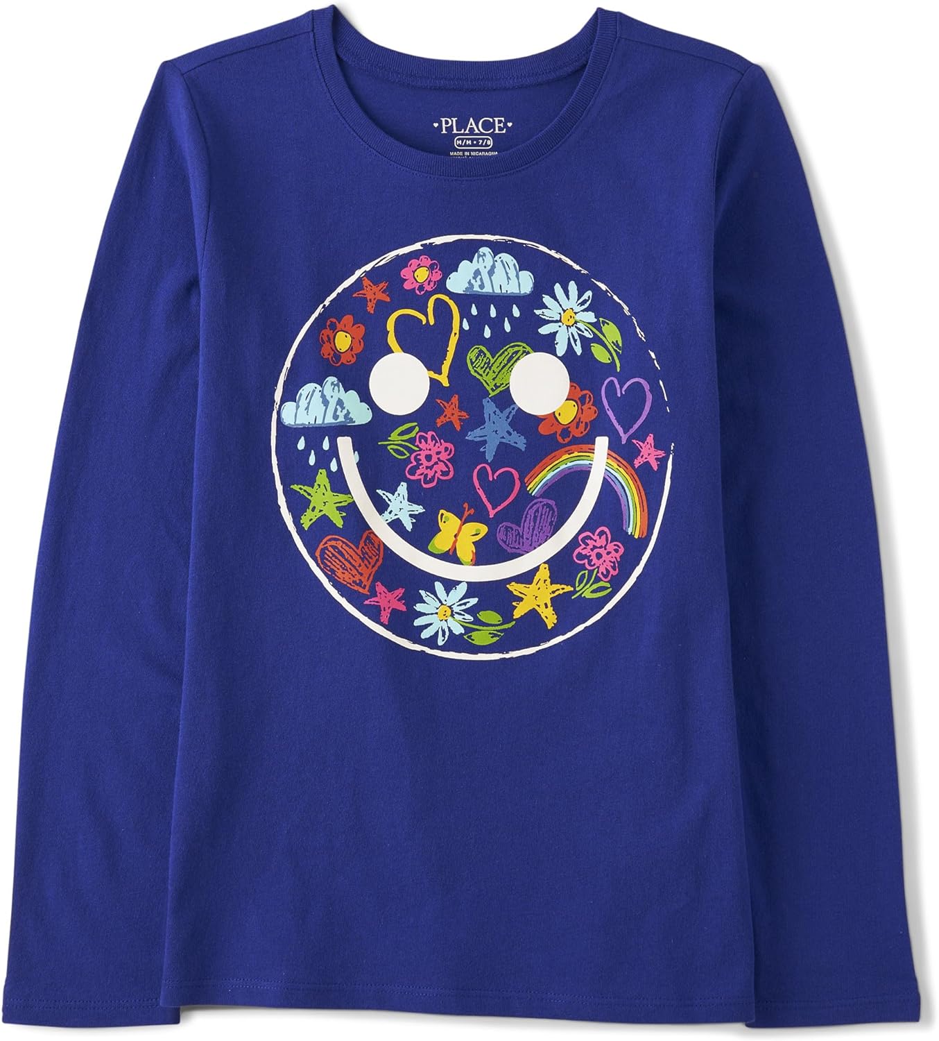 The Children’s Place girls Long Sleeve Animal Graphic T shirt
