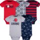 Gerber baby-boys 5-pack Short Sleeve Variety Onesies Bodysuits