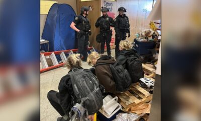 Police arrest 30 at Portland State University after anti-Israel agitators occupy library twice in one day