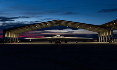 Air Force releases brand new photos of secretive B-21 stealth bomber