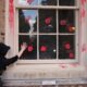 Anti-Israel demonstrators gather at UNC-Chapel Hill Chancellor's office, smear red paint on building