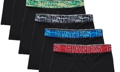 Hanes Boys Tween Boxer Brief, Performance X-Temp Mesh Stretch Underwear, 6-Pack