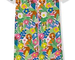 The Children’s Place Baby Girls’ and Toddler Snug Fit 100% Cotton Short Sleeve Zip-Front One Piece Footless Pajama