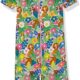 The Children’s Place Baby Girls’ and Toddler Snug Fit 100% Cotton Short Sleeve Zip-Front One Piece Footless Pajama