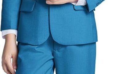 YuanLu Boys Colorful Formal Suits 5 Piece Slim Fit Dresswear Suit Set