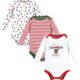 Hudson Baby Unisex Baby Cotton Long-Sleeve Bodysuits