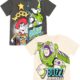 Disney Mickey Mouse Toy Story Winnie The Pooh Cars Lion Guard Moana Luca Firebuds 2 Pack T-Shirts Infant to Big Kid