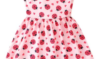 Baby Girls Dress Unicorn Casual Flutter Sleeve Swing Sundress Birthday Party Summer Playwear Dresses 1-8 Years Old