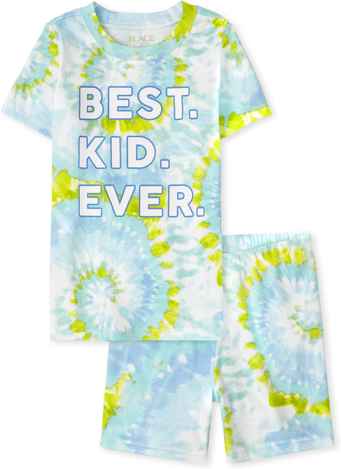 The Children’s Place Girls’ Sleeve Top and Shorts Snug Fit 100% Cotton 2 Piece Pajama Sets