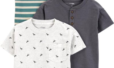 Simple Joys by Carter’s Baby Boys’ 3-Pack Short-Sleeve Tee Shirts