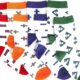 Kids Crew Cut Socks -Math Collection – 4 Pairs per Pack