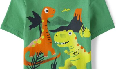 The Children’s Place baby boys Dinosaur Short Sleeve Graphic T shirt