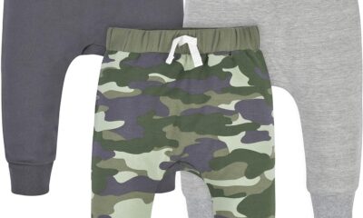 Gerber Baby-Boys Toddler 3-Pack Jogger Pants