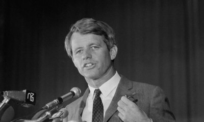 On this day in history, June 5, 1968, presidential hopeful Robert F. Kennedy is fatally shot in Los Angeles