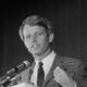 On this day in history, June 5, 1968, presidential hopeful Robert F. Kennedy is fatally shot in Los Angeles