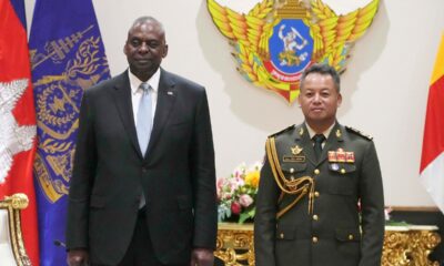 US Defense Secretary Austin meets Cambodia's top officials in pursuit of stronger ties with China's ally