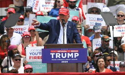 Trump gets warm reception and piles of campaign cash during sunny blue state swing