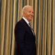 Biden says Trump 'should' have opportunity to appeal conviction, grins and ignores questions