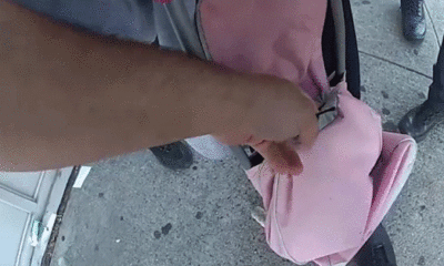 NYPD arrests woman for allegedly selling puppies trapped inside hot bag on street corner