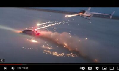 YouTuber charged with shooting fireworks from helicopter at Lamborghini in California desert video stunt