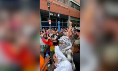 Anti-Israel demonstrators seen on video bringing Philadelphia Pride Parade to a halt