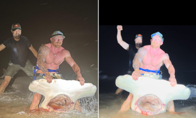 Wild pursuit leads Texas angler to catch and release massive hammerhead shark