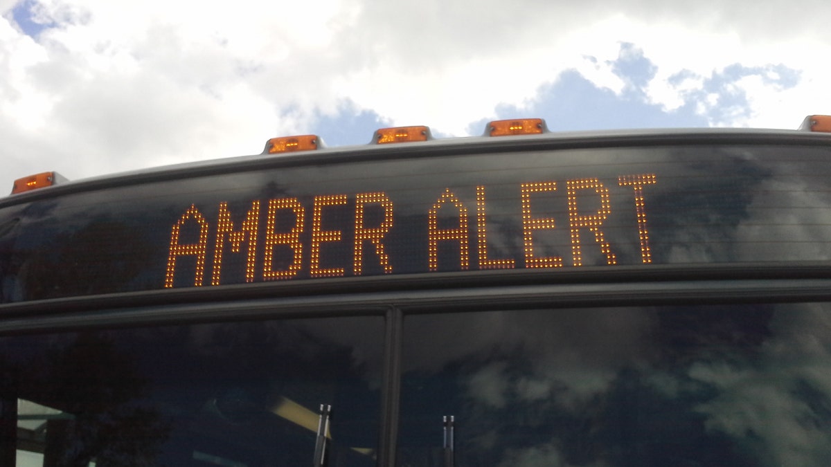 Amber Alert on bus