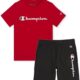 Champion Boys Shorts Sets 2 Piece Tee Shirt and Athletic Shorts for Kids