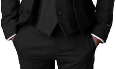 Boys Formal Suit Set 5 Pieces Fashion Slim Fit Suits