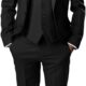 Boys Formal Suit Set 5 Pieces Fashion Slim Fit Suits
