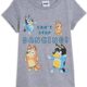 Bluey Dad Mom Bingo Girls Graphic T-Shirt Toddler to Big Kid