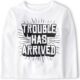 The Children’s Place baby boys Trouble Has Arrived Graphic Long Sleeve T Shirt