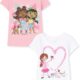 The Children’s Place girls Girl Graphic Short Sleeve Tee 2 pack