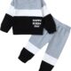 Baby Boy Clothes Toddler Fall Winter Outfits Crewneck Sweatshirt Pullover Tops Jogger Pants Set Spring Fall Winter