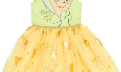 Disney Girls Short Sleeve Tulle Dress Toddler to Big Kid Sizes (2T – 18-20)