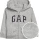 GAP Baby Boys’ Playtime Favorites Logo Full Zip Hoodie Hooded Sweatshirt
