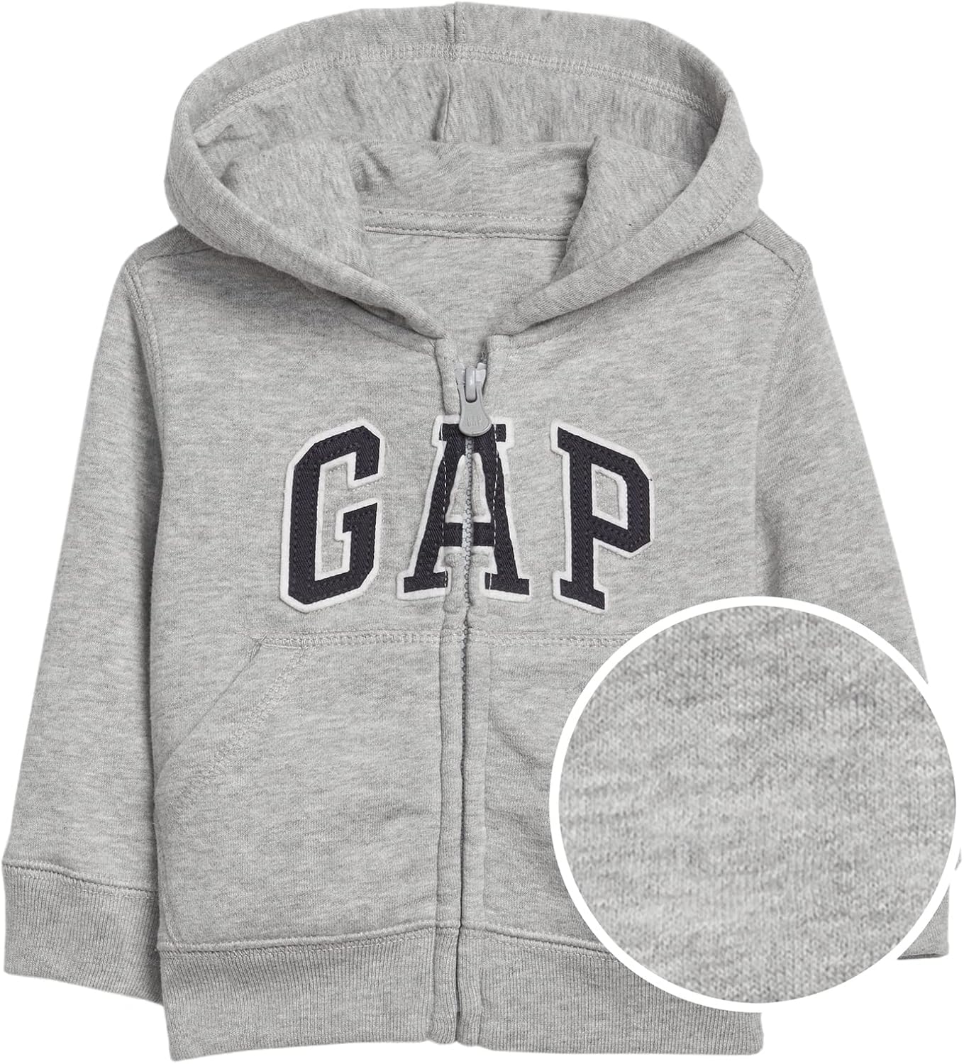 GAP Baby Boys’ Playtime Favorites Logo Full Zip Hoodie Hooded Sweatshirt