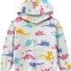 Girls Hoodies Kids Dinosaur Sweatshirt Lightweight Long Sleeve Pullover Top Toddler Hooded Shirt Winter Outwear 1-7T
